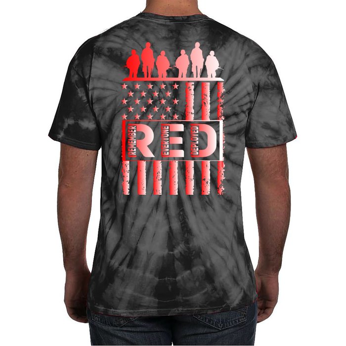 R.E.D. Soldiers Remember Everyone Deployed R.E.D. Friday Tie-Dye T-Shirt