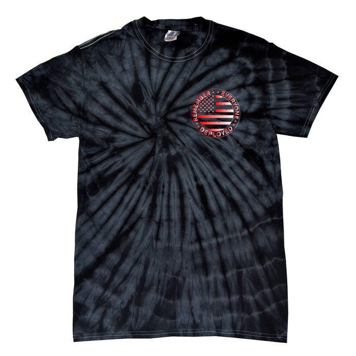 R.E.D. Soldiers Remember Everyone Deployed R.E.D. Friday Tie-Dye T-Shirt