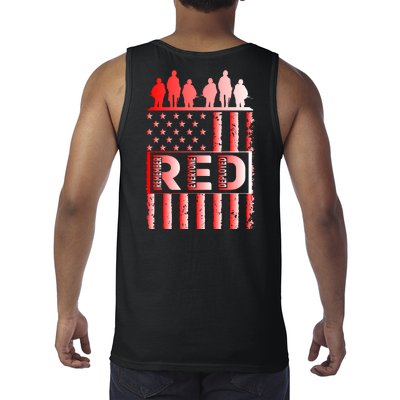 R.E.D. Soldiers Remember Everyone Deployed R.E.D. Friday Tank Top