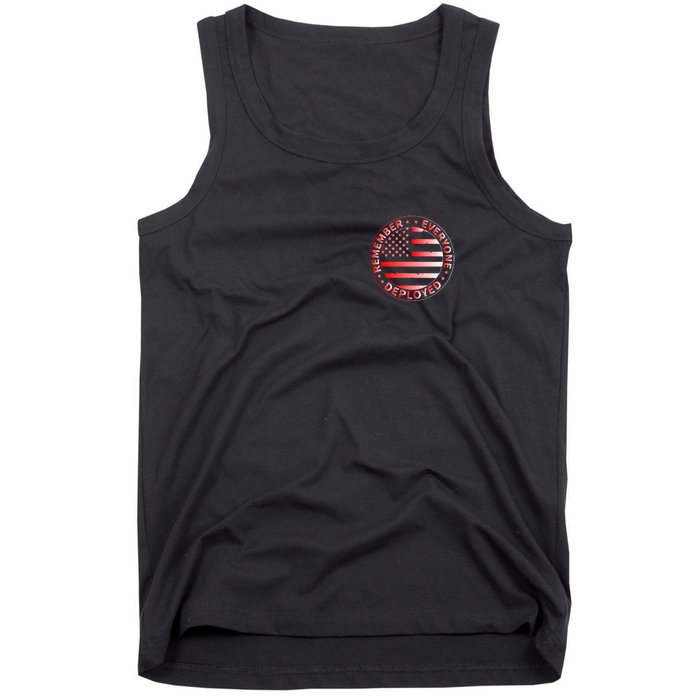 R.E.D. Soldiers Remember Everyone Deployed R.E.D. Friday Tank Top