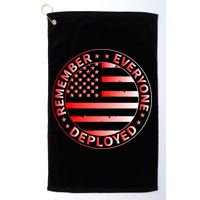R.E.D. Soldiers Remember Everyone Deployed R.E.D. Friday Golf Towel