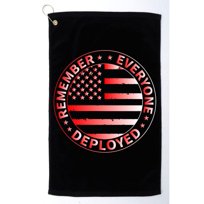 R.E.D. Soldiers Remember Everyone Deployed R.E.D. Friday Golf Towel