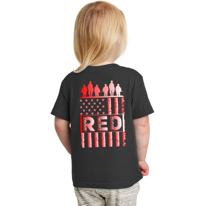 R.E.D. Soldiers Remember Everyone Deployed R.E.D. Friday Toddler T-Shirt