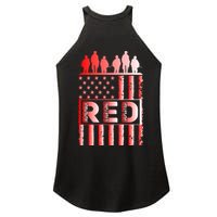 R.E.D. Soldiers Remember Everyone Deployed R.E.D. Friday Women's Perfect Tri Rocker Tank