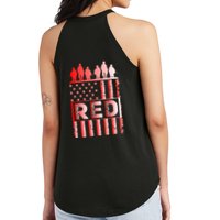 R.E.D. Soldiers Remember Everyone Deployed R.E.D. Friday Women's Perfect Tri Rocker Tank