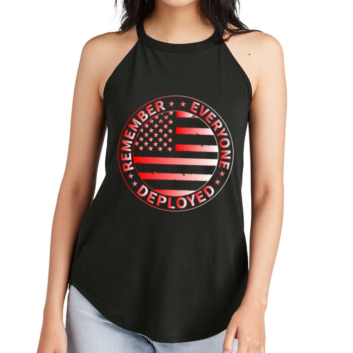 R.E.D. Soldiers Remember Everyone Deployed R.E.D. Friday Women's Perfect Tri Rocker Tank
