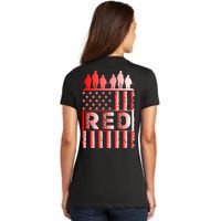 R.E.D. Soldiers Remember Everyone Deployed R.E.D. Friday Women's V-Neck T-Shirt