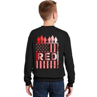 R.E.D. Soldiers Remember Everyone Deployed R.E.D. Friday Kids Sweatshirt
