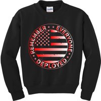 R.E.D. Soldiers Remember Everyone Deployed R.E.D. Friday Kids Sweatshirt