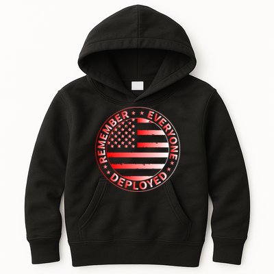 R.E.D. Soldiers Remember Everyone Deployed R.E.D. Friday Kids Hoodie