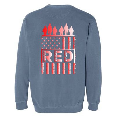 R.E.D. Soldiers Remember Everyone Deployed R.E.D. Friday Garment-Dyed Sweatshirt