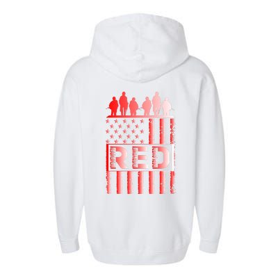 R.E.D. Soldiers Remember Everyone Deployed R.E.D. Friday Garment-Dyed Fleece Hoodie