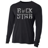 Rock Star Rock On Band Rock And Roll Concert Band Tees Cooling Performance Long Sleeve Crew