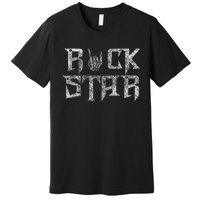 Rock Star Rock On Band Rock And Roll Concert Band Tees Premium T-Shirt