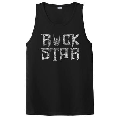 Rock Star Rock On Band Rock And Roll Concert Band Tees PosiCharge Competitor Tank