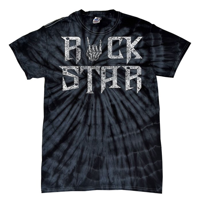 Rock Star Rock On Band Rock And Roll Concert Band Tees Tie-Dye T-Shirt