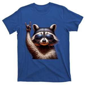 Raccoon Sunglasses Rocker Animal Humor Cheeky Gift T-Shirt