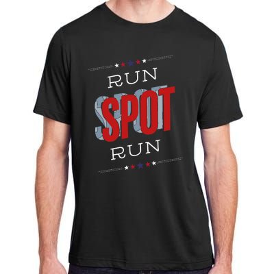 Run Spot Run Funny Debate Donald Trump 24 Kamala Adult ChromaSoft Performance T-Shirt