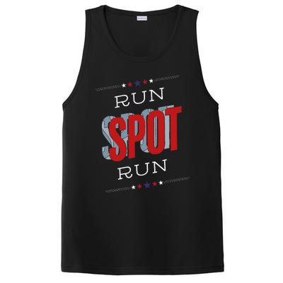 Run Spot Run Funny Debate Donald Trump 24 Kamala PosiCharge Competitor Tank