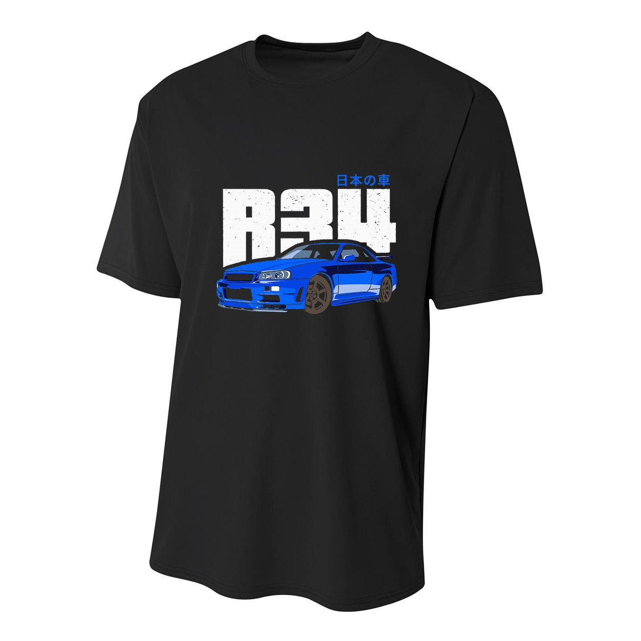 Retro Skyline R34 Jdm 90s Aesthetic Youth Performance Sprint T-Shirt