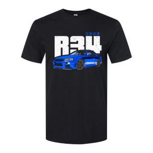 Retro Skyline R34 Jdm 90s Aesthetic Softstyle CVC T-Shirt