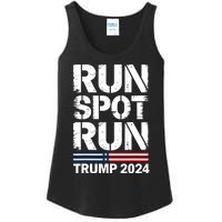 Run Spot Run Trump 2024 President Trump 2024 Ladies Essential Tank