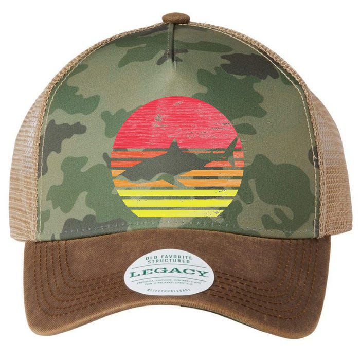 Retro Shark Legacy Tie Dye Trucker Hat