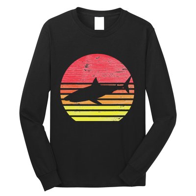 Retro Shark Long Sleeve Shirt