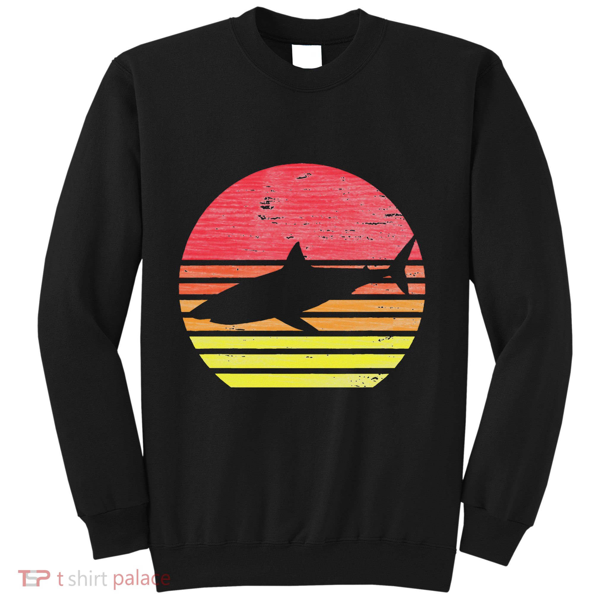 Retro Shark Sweatshirt