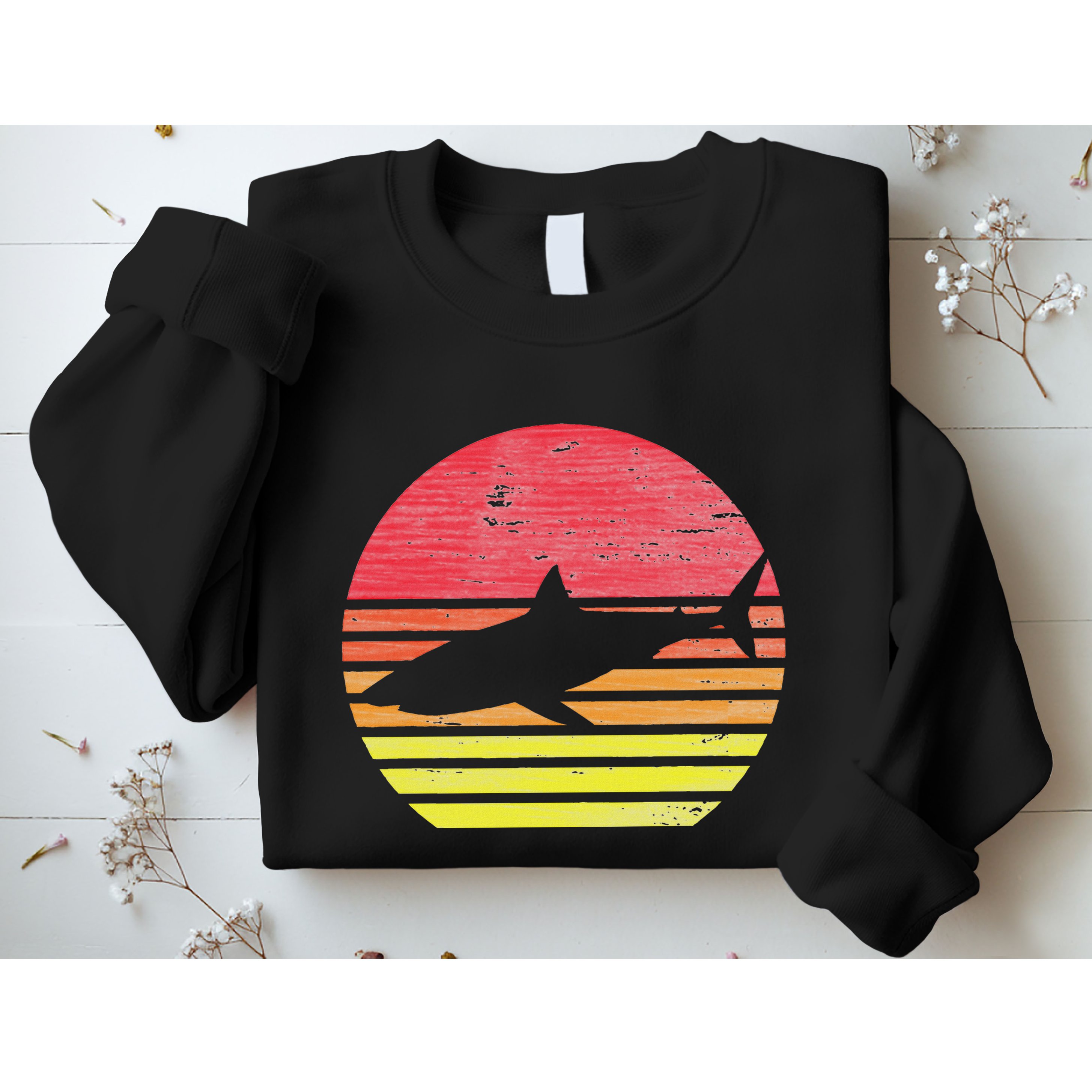 Retro Shark Sweatshirt