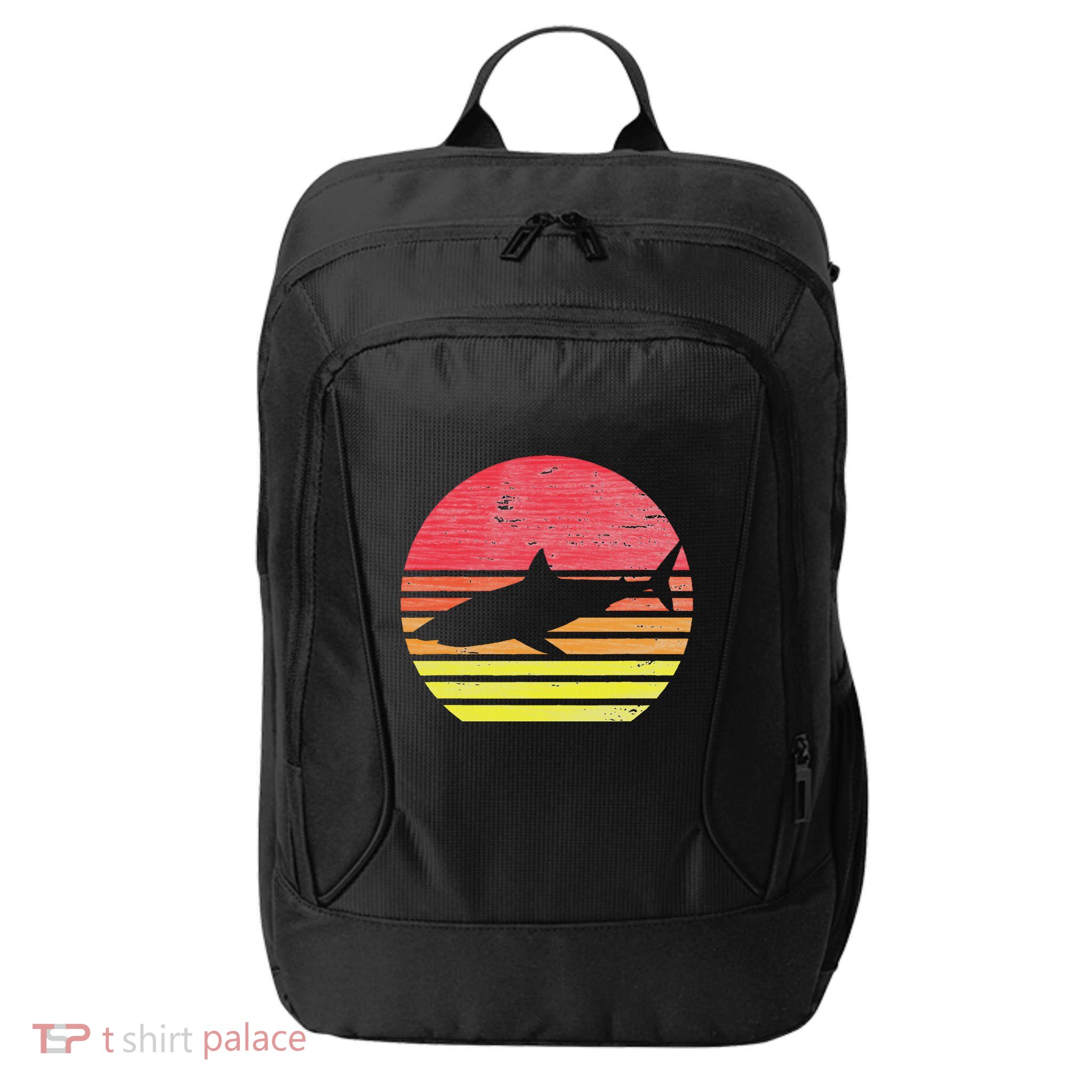 Retro Shark City Backpack