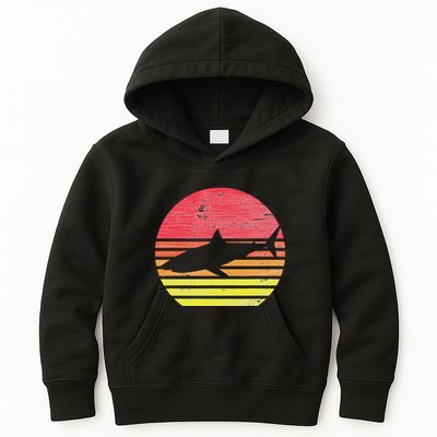 Retro Shark Kids Hoodie