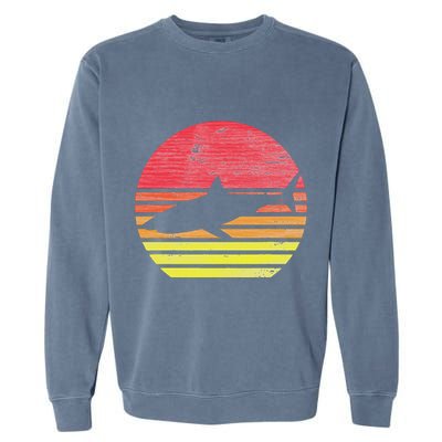 Retro Shark Garment-Dyed Sweatshirt