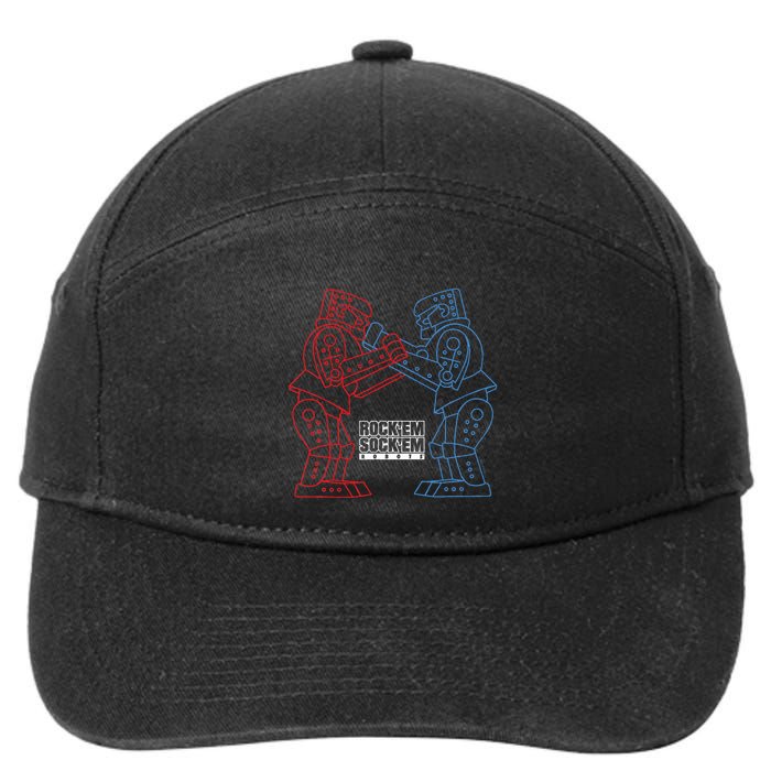 RockEm SockEm RockEm SockEm Robots 7-Panel Snapback Hat