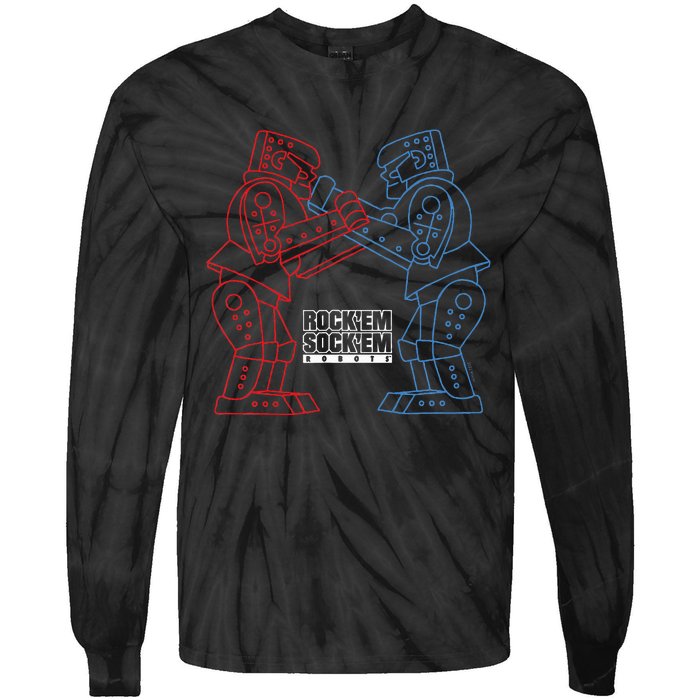 RockEm SockEm RockEm SockEm Robots Tie-Dye Long Sleeve Shirt