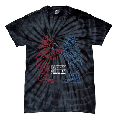 RockEm SockEm RockEm SockEm Robots Tie-Dye T-Shirt