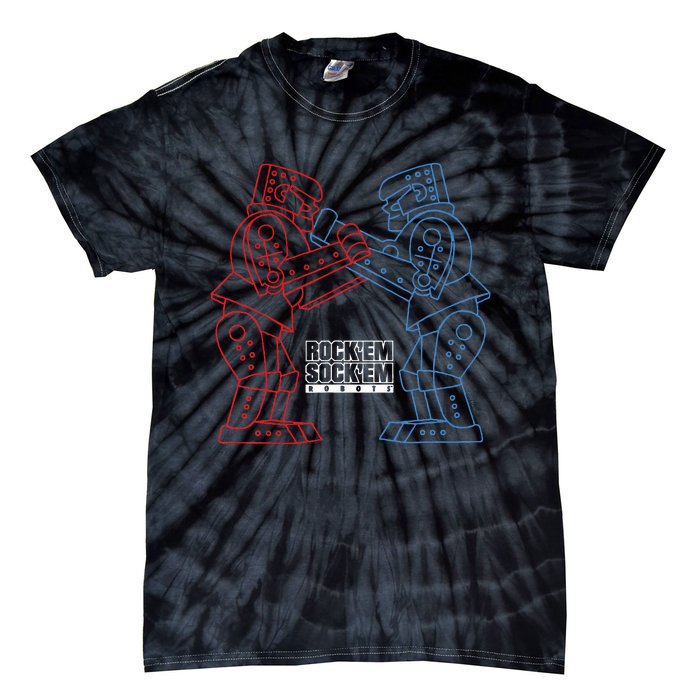 RockEm SockEm RockEm SockEm Robots Tie-Dye T-Shirt