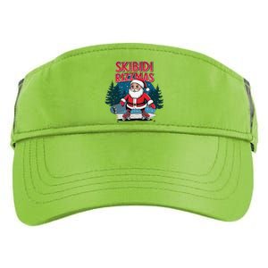 Retro Skibid.I Rizzmas Funny Santa Clause Skating Board Adult Drive Performance Visor