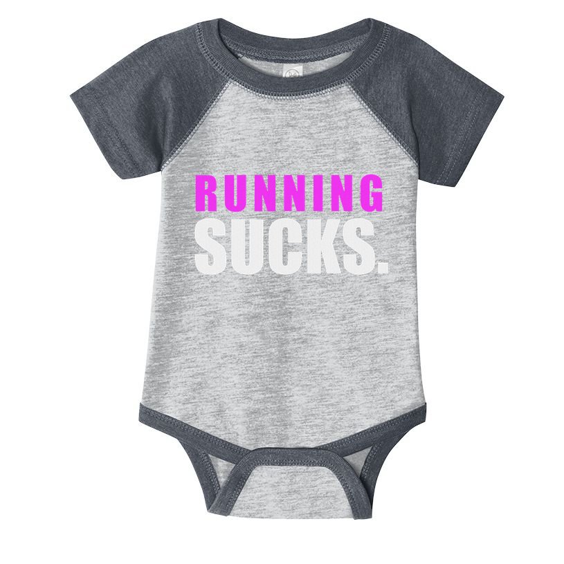 Running Sucks Infant Baby Jersey Bodysuit