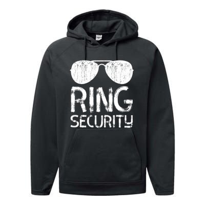 Ring Security Ring Bearer Wedding Party Performance Fleece Hoodie