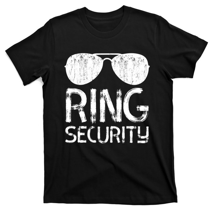 Ring Security Ring Bearer Wedding Party T-Shirt