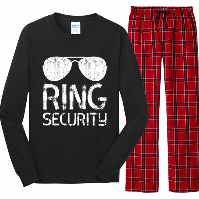 Ring Security Ring Bearer Wedding Party Long Sleeve Pajama Set