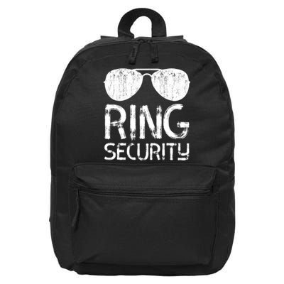 Ring Security Ring Bearer Wedding Party 16 in Basic Backpack