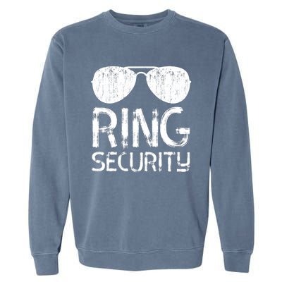 Ring Security Ring Bearer Wedding Party Garment-Dyed Sweatshirt