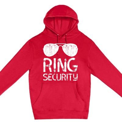 Ring Security Ring Bearer Wedding Party Premium Pullover Hoodie