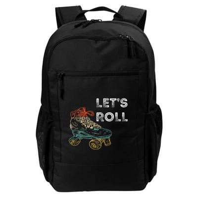 Roller Skates Running 70s 80s Roller Skating Inline Skater Daily Commute Backpack