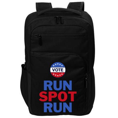 Run Spot Run. Trump And Harris Debate. Economic Plan. Impact Tech Backpack