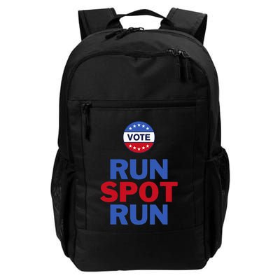 Run Spot Run. Trump And Harris Debate. Economic Plan. Backpack