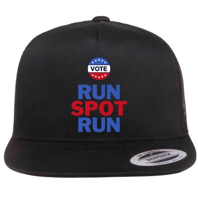Run Spot Run. Trump And Harris Debate. Economic Plan. Flatbill Hat