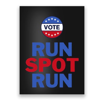 Run Spot Run. Trump And Harris Debate. Economic Plan. Poster